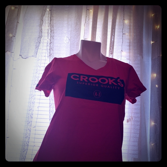 LADIES TEE SHIRT CROOKS&CASTLES BNWT - Picture 1 of 1
